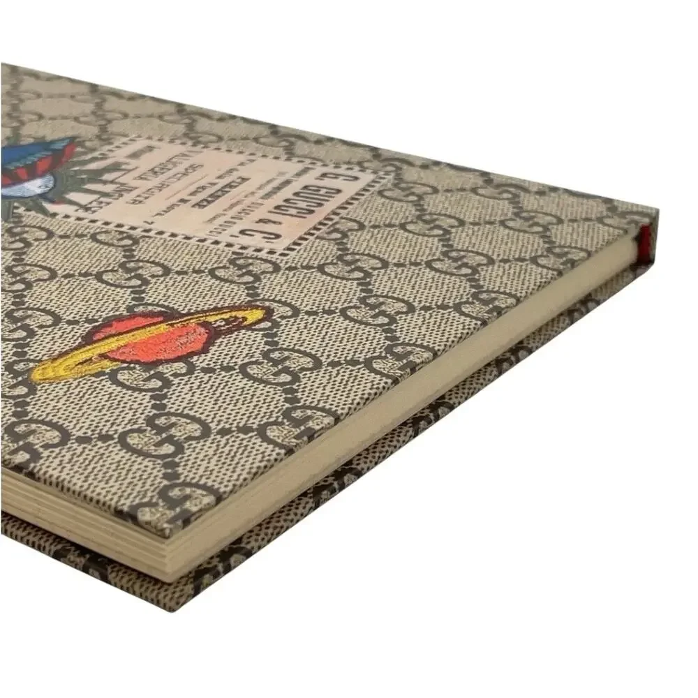 Gucci GG Supreme Courrier Space Notebook Journal UFO Saturn Patch